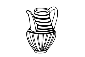 illustration of a vase