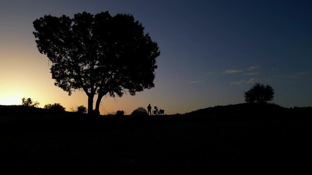 Video about cycling travel, camping and accommodation