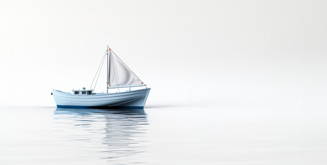 boat on the sea, soft photography