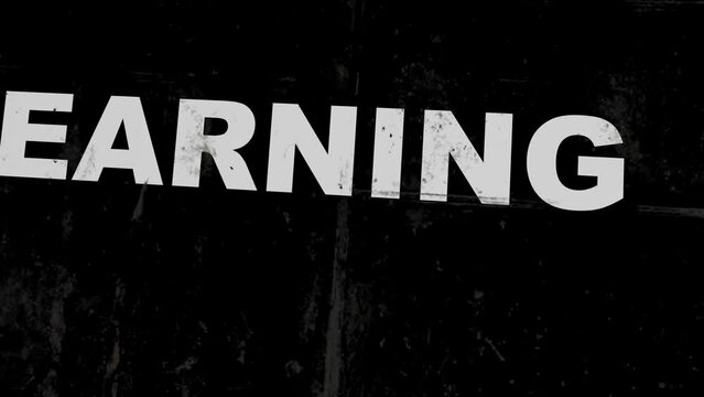 Learning disorder text on a crossroad in different ways of arrows