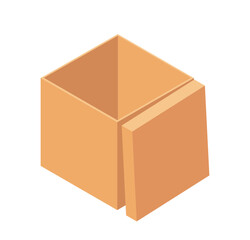 Cardboard boxes concept. Package for delivery of goods. Transportation and logistics. Send of products with mail. Cartoon isometric vector illustration isolated on white background