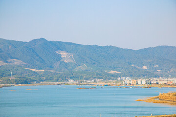 Nanwan, Xiapu County, Ningde City, Fujian Province - Bay scenery against the blue sky
