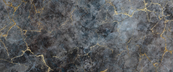 Grey blue marble vector texture background with gold for cover design, poster, flyer, cards and design interior. Stone natural texture. Tile. Floor. Wall. Hand-drawn elegant golden luxury illustration