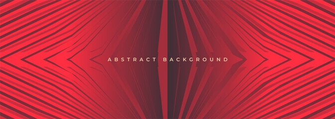 Red vector 3D abstract modern background with tech lines concept design for banner, backdrop, wallpaper, cover, presentation background. Vector illustration