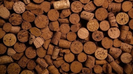 A pile of wine corks stacked on top of each other texture background