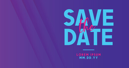 Save the date banner. Can be used for business, marketing and advertising. logo graphic design of event summit made for Technology and upcoming events.