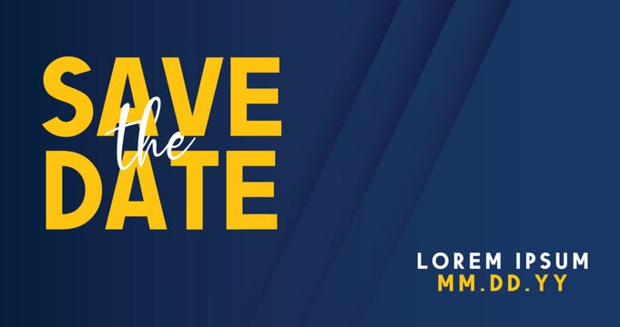 Save the date banner. Can be used for business, marketing and advertising. logo graphic design of event summit made for Technology and upcoming events.