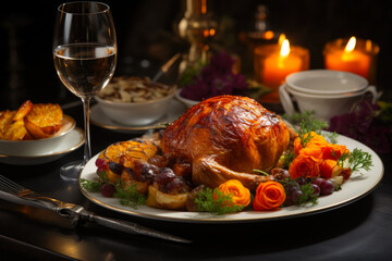 Thanksgiving Centerpiece: Roast Turkey Delight
