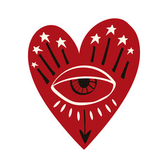 heart mystical heart symbol 