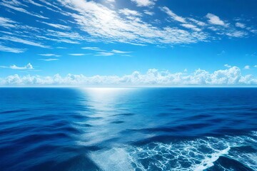 Obraz premium blue sea and sky