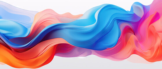 colourful gradient wavy lines background