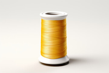 Thread Roll on Blank Background