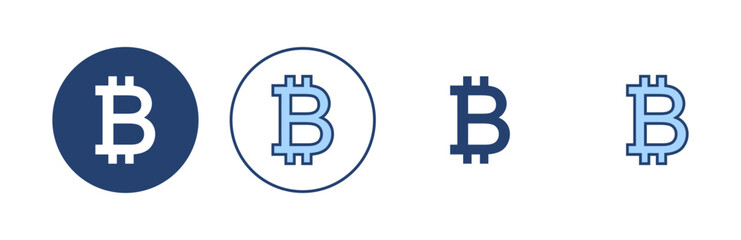 Bitcoin icon vector. bitcoin sign and symbol. payment symbol. cryptocurrency logo