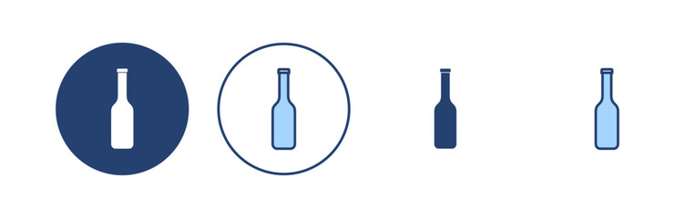 Bottle icon vector. bottle sign and symbol