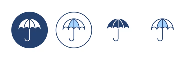 Fotobehang Umbrella icon vector. umbrella sign and symbol © avaicon