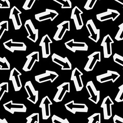 seamless pattern with colorful arrows