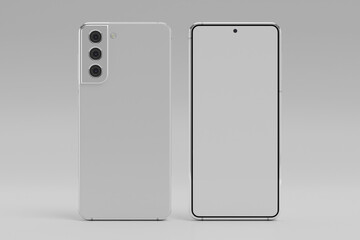 3D Render of Android Smartphone for mockup