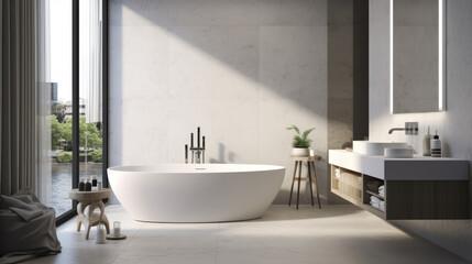 Modern luxury bathtub