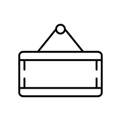 crane line icon