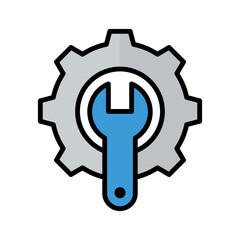 Service Vector Design, Automobile Service Icon