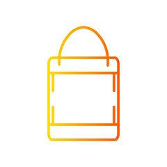 shopping bag gradient icon