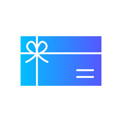 gift card gradient icon