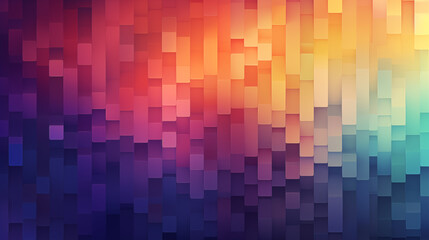 Abstract wallpaper background using pixel art techniques, playing with pixel patterns and color gradients for a retro yet modern look - obrazy, fototapety, plakaty