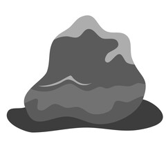 Stone Cartoon Vector Illustration 