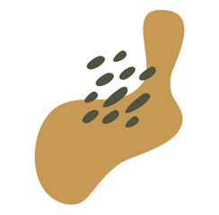 Organic Shape Element Vector Design 