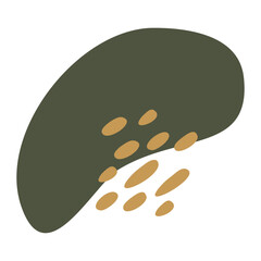 Organic Shape Element Vector Design 
