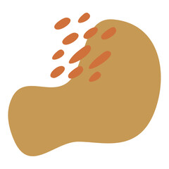 Organic Shape Element Vector Design 