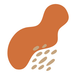 Organic Shape Element Vector Design 