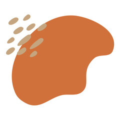 Organic Shape Element Vector Design 