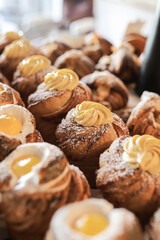 assortment of cruffin