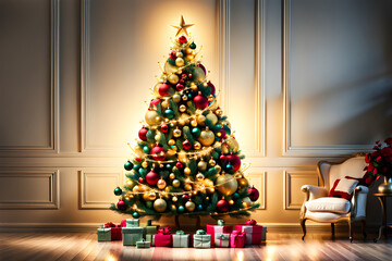 a beautiful Christmas tree.
Generative AI.