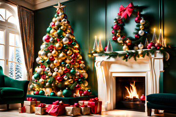 a beautiful Christmas tree.
Generative AI.