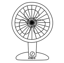 Fan Lines Art Vector Illustration 