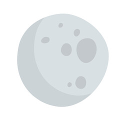 Moon Vector Illustration 
