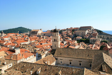 Fototapeta na wymiar Roofs of Dubrovnik