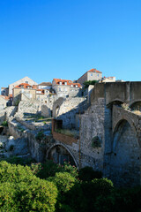 Fototapeta na wymiar Dubrovnik at Sea Walls