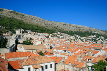 Fototapeta na wymiar Roofs of Dubrovnik