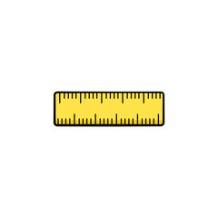 hand drawn digital drawing ruler