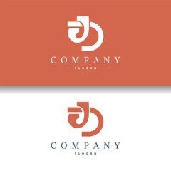 Initial BJ Letter Logo, Modern and Luxury Minimalist JB Logo Vector Template