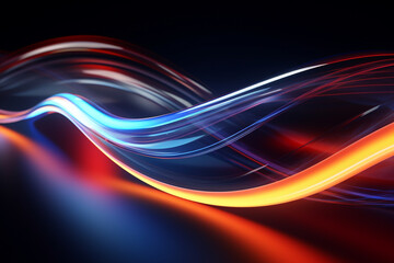 abstract graphic line motion energic, sporty, technology, 3D illustration