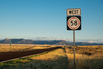 NM Hwy 58 near Cimmaron