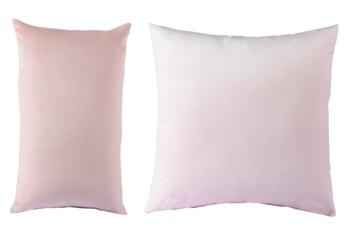 premium quality square cushion comfortable pillow isolated on white background