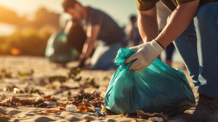 Save water.trash garbage at the beach and plastic bottles are difficult decompose prevent harm aquatic life. Earth, Environment, Greening planet, reduce global warming, Save world.