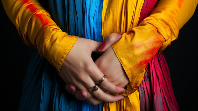 two hands holding hands HD 8K wallpaper Stock Photographic Image 