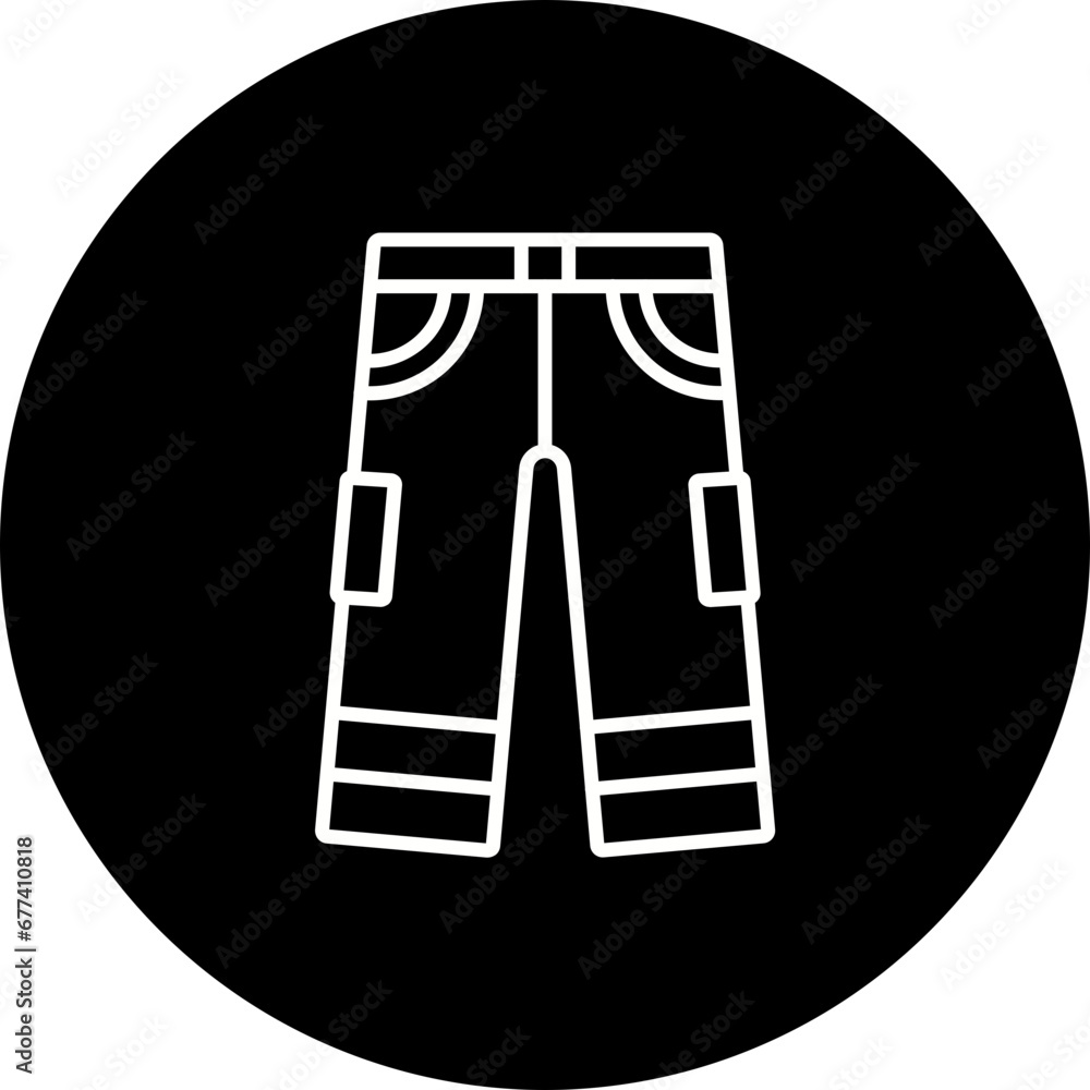 Sticker Firefighter Pants Icon