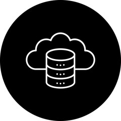 Cloud Database Icon